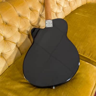 Reverend Club King 290 with Rosewood Fretboard and Bigsby - Midnight Black image 13