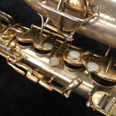 Conn New Wonder II 1925 alto saxophone - Gold Plate image 19