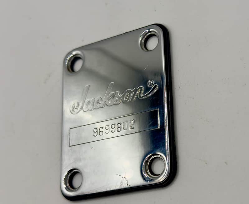Jackson RR-3 Neck Plate MIJ Japan 2000’s Chrome image 1