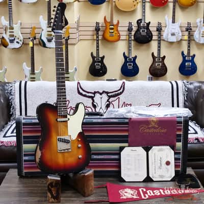 2026 Castedosa Guitars Marianna Standard Aged 3 Tone Sunburst Built & Relic by Carlos Lopez 7.85 lbs image 6