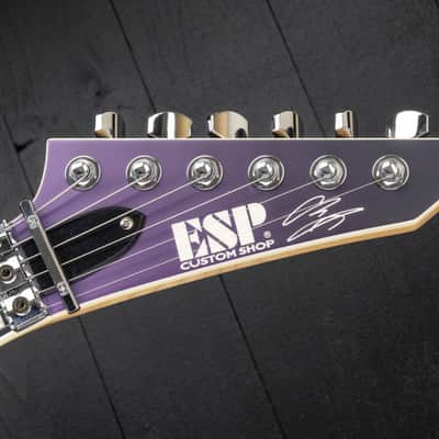 ESP Alexi Ripped Sawtooth - Purple Fade Satin w/ Ripped Pinstripes - Original Series image 25