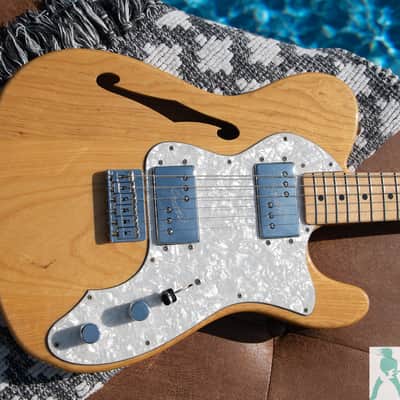 2006 Fender TN72-85 '72 Telecaster Thinline Reissue - Natural - Crafted In Japan - Pro Set Up w Perfect Frets/Action/Intonation!! image 8