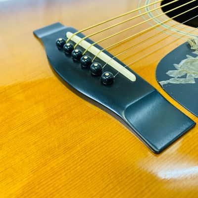 YAMAHA LL-6JS Acoustic guitar with single-ply top image 2