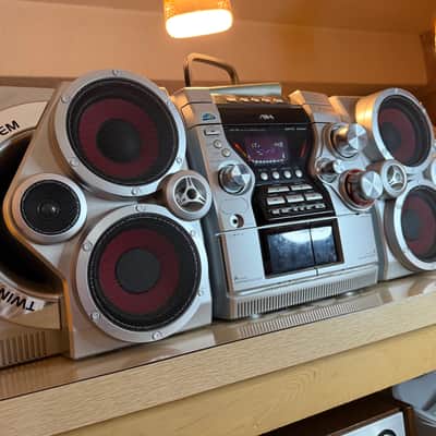 Aiwa JAX‑S5 Stereo System CD Cassette AM/FM Mini Hi‑Fi Component Tested Clean image 3