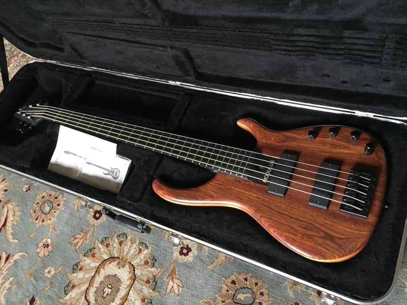 Modulus Quantum 5 Bass Guitar NOS Bartolini - TOP OF LINE 2006 Natural image 1