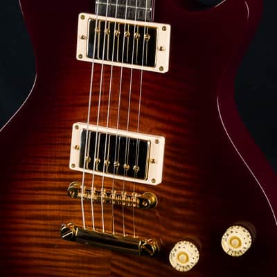 Huss & Dalton Meridian DC Custom Lipstick Red Flamed Maple and Mahogany Double Cutaway NEW image 7