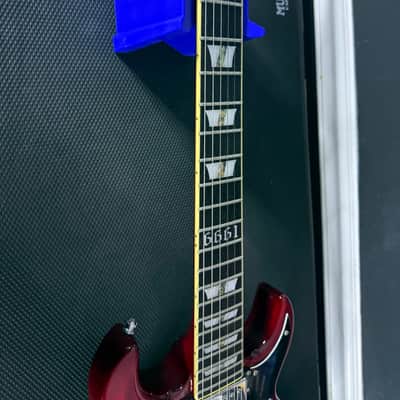 Schecter Zacky Vengeance Signature Vengeance Custom Reissue 2012 - Present - See-Thru Cherry image 4