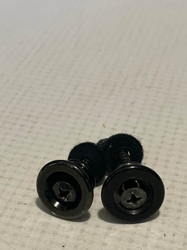 2000's Japan Jackson DK2 Dinky Guitar Factory Black Oversize Strap Buttons image 1
