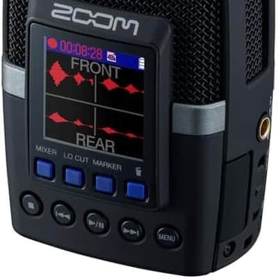 Zoom H2essential Multi-Mic 32-Bit Float Handy Recorder Bundle with APH-2e Accessory Pack with Hairy Windscreen, Padded Shell Case, AC Adapter, & USB C-Cable (H2e + APH-2e Accessory Pack) image 8