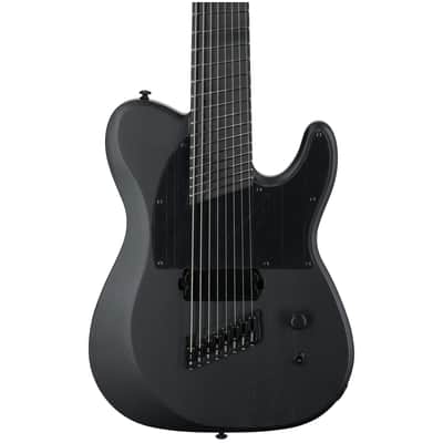 Schecter PT8MS Black Ops Electric Guitar, 8-String, Satin Black Open Pore image 4