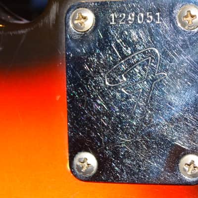 Fender Jazz Bass 1965 Sunburst-Left handed. image 8