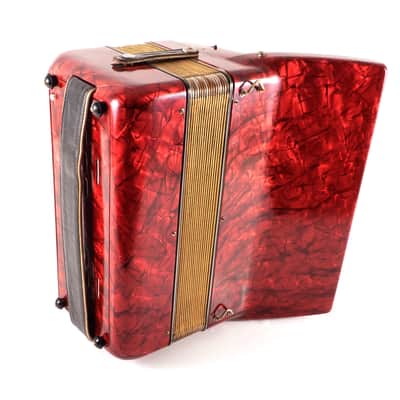 Rare Vintage Accordion Delicia Accord V 48 bass,8 registers (5+3)~Czech Republic - Video image 5
