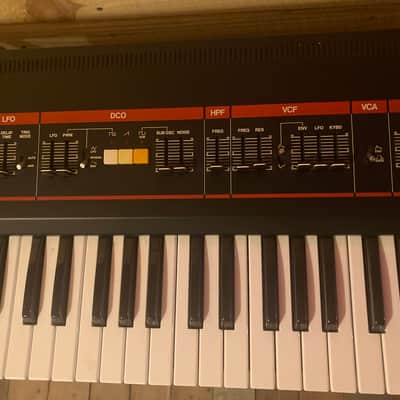 Roland Juno-6 61-Key Polyphonic Synthesizer 1982 - 1984 - Black image 3