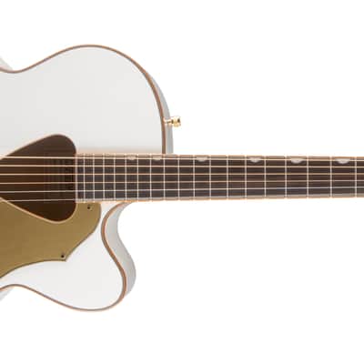 Mint Gretsch G5022CWFE Rancher Falcon, Acoustic Electric Jumbo Guitar, White image 1
