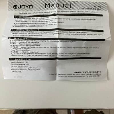 Joyo JG15 2022 - White image 7