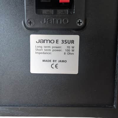 Jamo E3 SUR Surround Speakers Pair Home Theatre Rear Bookshelf HiFi Audiophile image 8