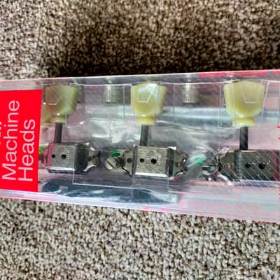 NEW Gotoh SD510-SL HAPM LOCKING Tuners Set L3+R3 Adjustable Height 3x3 - NICKEL image 4