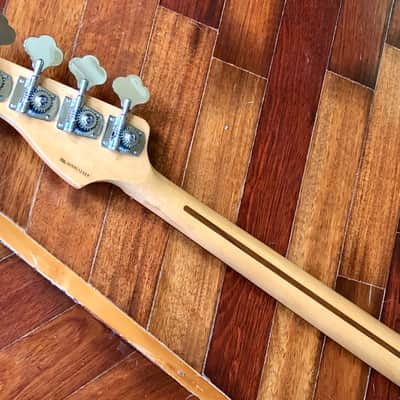 ORIGINAL 1998 FENDER JAZZ ELECTRIC ACTIVE DELUXE SERIES BASS BLACK GUITAR MEXICO image 14