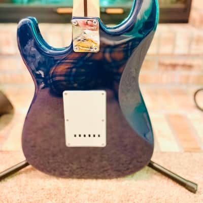 Fender Squire Affinity 2002 - Baltic Blue with Gig Bag image 10