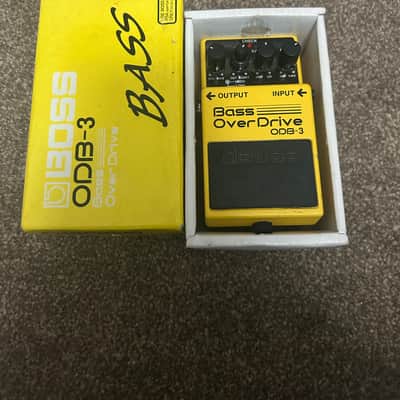 Boss ODB-3 Bass OverDrive (Silver Label) 1994 - Present - Yellow image 1