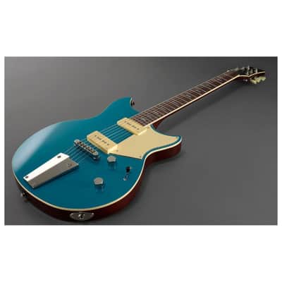 Yamaha Revstar Professional 6-String Right-Handed Electric Guitar with Mahogany Body, P90 Style Single-Coil Pickups, and 5-Way Switching (Swift Blue) image 4