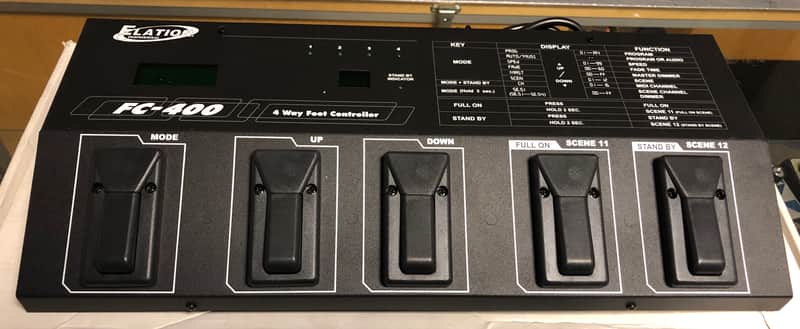 Elation FC-400 4-Channel DMX Foot Controller image 1