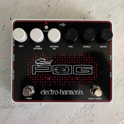 Electro-Harmonix Soul POG Multi-Effects Pedal 2016 - Present - Black / Red image 1