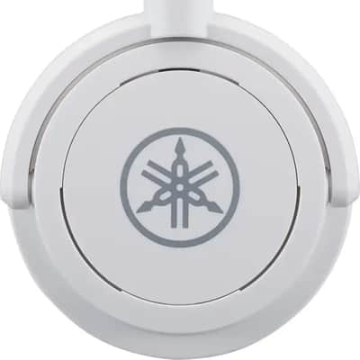 Yamaha HPH-100 Dynamic Closed-Back Headphones, White image 4