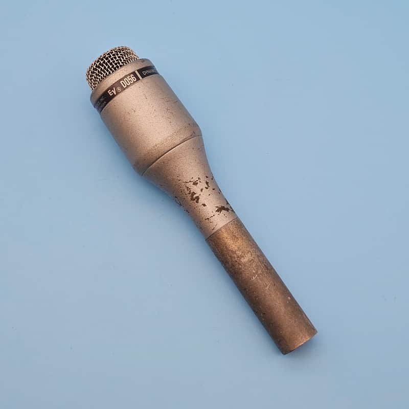 1970s Electro-Voice DO56 Omnidirectional Dynamic Microphone Beige