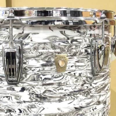 Ludwig L84233AXWAWC [Classic Maple 3pc Drum Kit - White Abalone Limited Edition -] [2024 limited color/Limited to 85 units worldwide] image 7