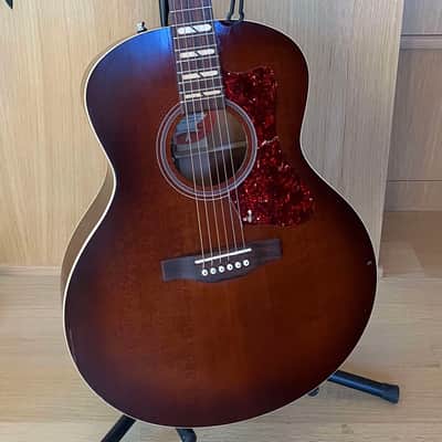 Norman ST30 MJ Havana Burst Element Mini Jumbo Acoustic Electric Guitar w/Bag image 1