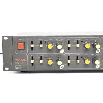 TASCAM MX-80 Mic Line Mixer - Great Overdriven Sound Very Rare Made in Japan Worldwide Shipment image 2