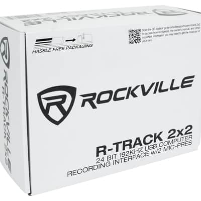 Rockville R-TRACK 2x2 USB Computer Recording Interface 24 Bit 192Khz 2 Mic-Pres image 8