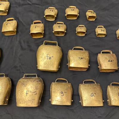 Almglocken Alpine Bells Tuned Cowbells, 2 OCTAVES (26 Bells), C'' to C'''' image 3