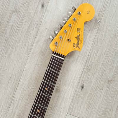 Fender Custom Shop Bass VI Journeyman Relic Guitar, Rosewood, Vintage White image 9