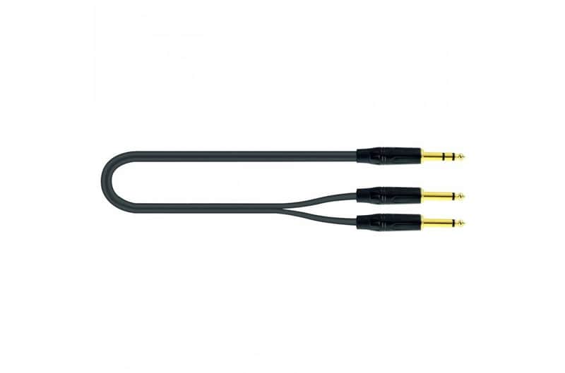 QUIK LOK JUST JS2JM 2 Cavo da Jack Stereo a 2 Jack Mono da 2m image 1