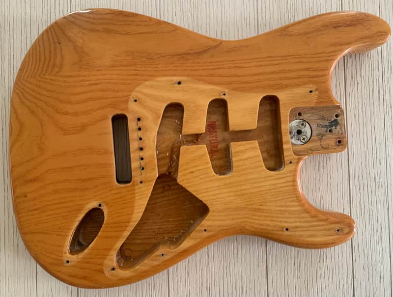 Vintage 1973 Fender Stratocaster Guitar Body, Original, No Mods, 1970s USA Strat image 1