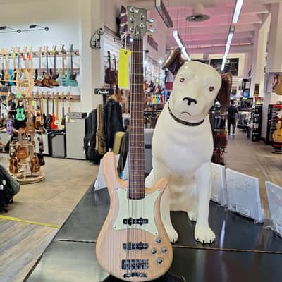 Warwick German Pro Series GPS Streamer CV 5-String Bass 2023 - Natural Satin Oil 7.8 pounds image 1