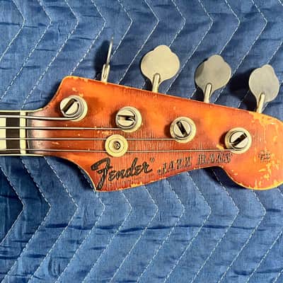Fender Jazz Bass with Rosewood Fretboard 1971 - Black image 10