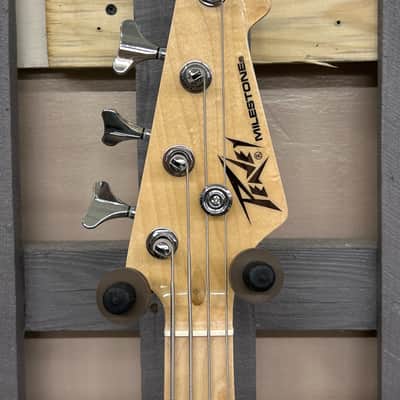 Peavey Milestone 4 Natural 4-String Bass (BLEM) image 6