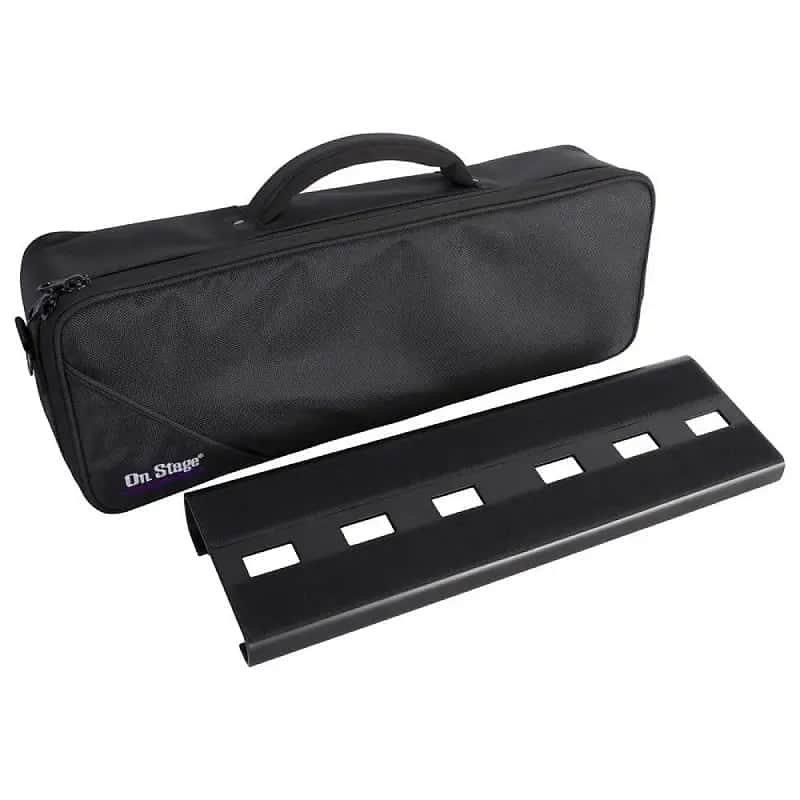 On-Stage GPB2000 Compact Pedal Board with Gig Bag- Black image 1