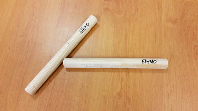 ETHNO 2922BP - Paire de claves Piccolo , Bois Naturel image 1