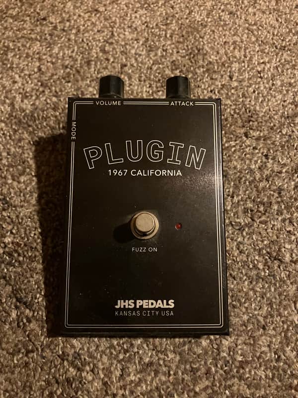 JHS Plugin Vintage-style Fuzz Pedal 2023 - Black image 1