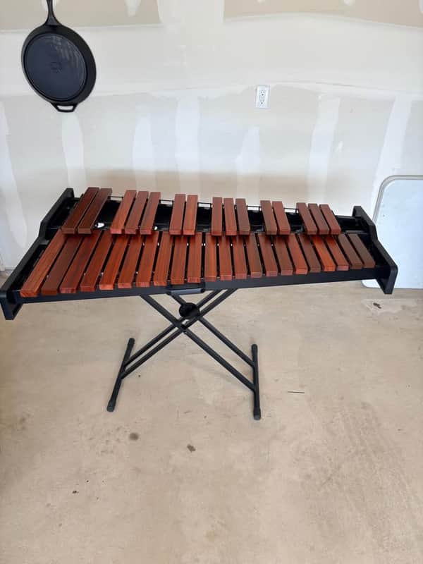 Adams Academy AMPD30 3.0 Oct Padouk Marimba with X-Style Height Adjustable Stand image 1