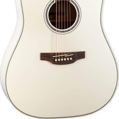 Takamine GD37CE Dreadnought Acoustic-Electric Guitar, Solid Spruce Top, Gloss Pearl White image 2