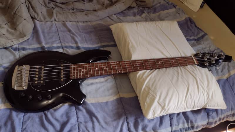 Ernie Ball Music Man Bongo 6 HS 2016 - 2017 - Black image 1