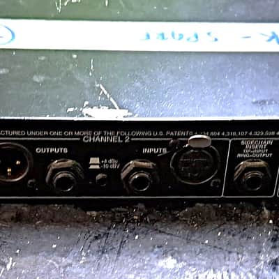 dbx 166XL Stereo Compressor / Limiter / Gate 2000s - Black image 4