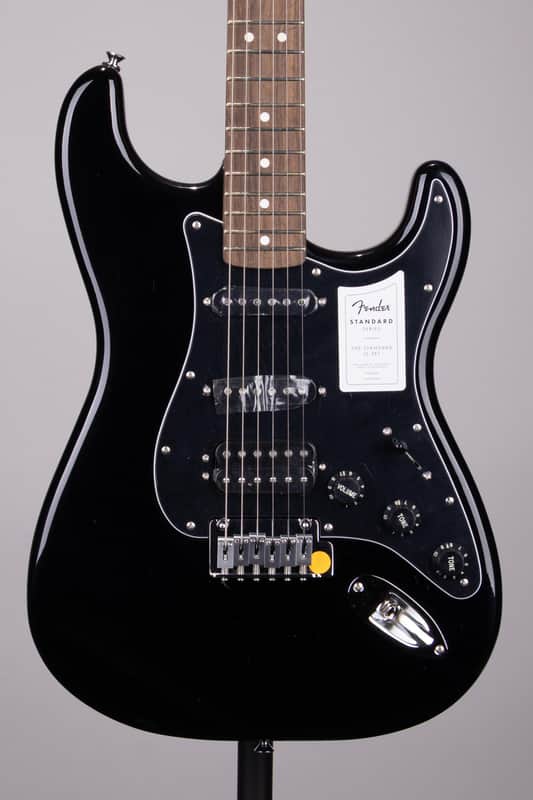 Fender Standard Stratocaster HSS – Black with Laurel Fingerboard image 1