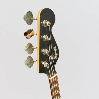 Fender Squier Paranormal Rascal HH 4 String Electric Bass Guitar - Black image 7