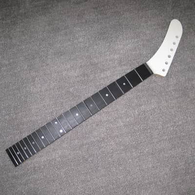 Custom ESP Style Lynch Reverse Hockey Banana Guitar Neck Maple & Richlite Board Stainless Steel Frets image 1